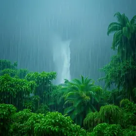 pancadas de chuva em Atibaia