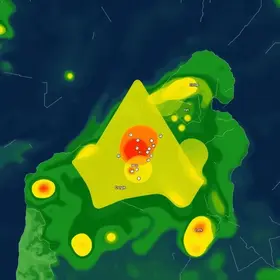 alerta amarelo de tempestade em Atibaia
