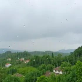 chuva em Atibaia