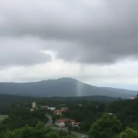 chuva localizada em Atibaia