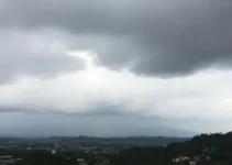 céu nublado em Atibaia