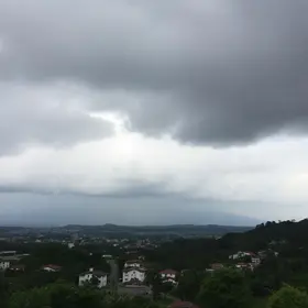 céu nublado em Atibaia