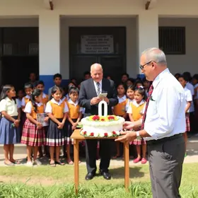 inauguração de escola estadual