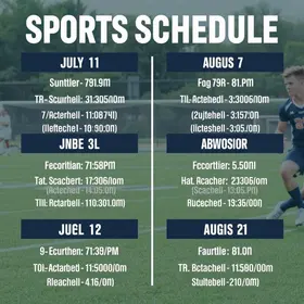 agenda esportiva