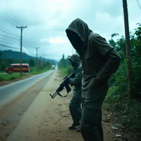 bandidos invadem casa
