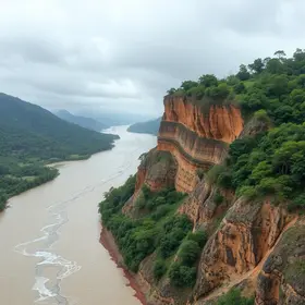 risco de alagamentos e deslizamentos