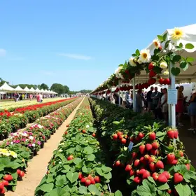 Festa de Flores e Morangos