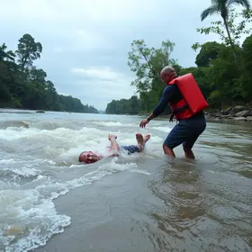 resgate no Rio Atibaia