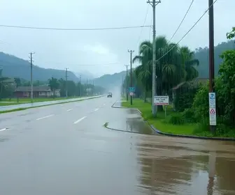 risco de alagamentos em Atibaia